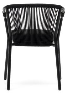 Fekete fém kerti szék Xelida – Kave Home
