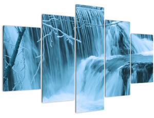 Kép - jeges vízesések (150x105 cm)