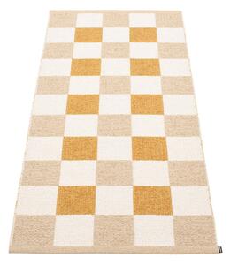 Okkersárga-bézs kültéri-beltéri futószőnyeg 70x160 cm Pix Vanilla Ochre – Pappelina