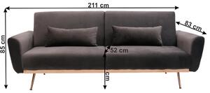 Szétnyitható kanapé Fastinna (barna). 1016880