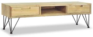 VidaXL tömör tíkfa TV-szekrény 120 x 35 x 35 cm