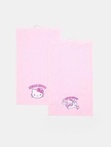 Sinsay - Pamut törölköző 2 db Hello Kitty - pasztellpink
