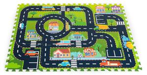 Habszivacs puzzle szőnyeg városi utcák