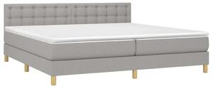 ComfortLine LED-es Ágy - Rugós Matraccal - 200x200 cm