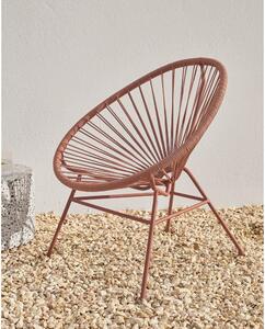 Samantha kerti szék terrakotta színű húrozással - Kave Home