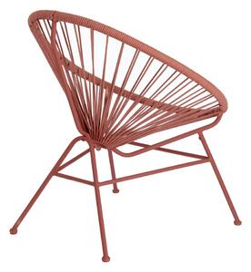 Samantha kerti szék terrakotta színű húrozással - Kave Home