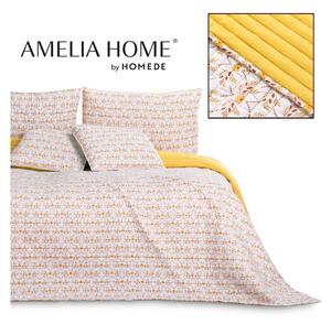 Sárga ágytakaró franciaágyra 200x220 cm Folky – AmeliaHome
