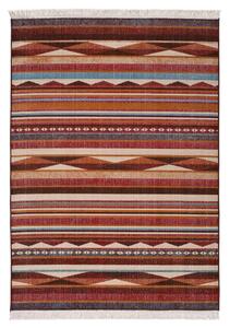 Caucas Stripes piros szőnyeg, 160 x 230 cm - Universal
