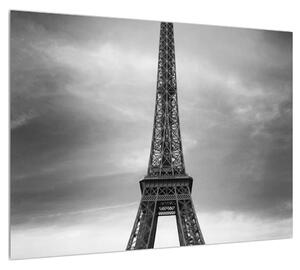 Eiffel torony és a sárga autó kép (70x50 cm)