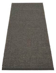 Antracitszürke kültéri-beltéri futószőnyeg 70x180 cm Emm Black Linen – Pappelina