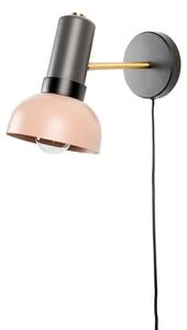 Charlie szürke-rózsaszín fali lámpa - Zuiver