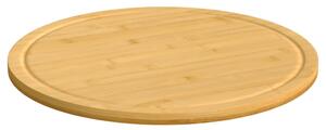 VidaXL 6 db bambusz vágódeszka Ø40 x 1,5 cm