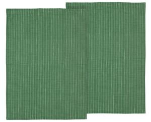 Södahl Két darab zöld pamut törölköző szett Csíkos 70 x 50 cm