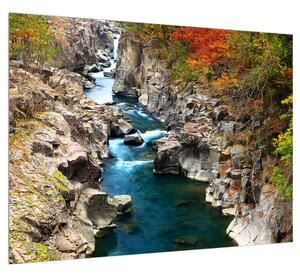 Kristálytiszta folyó képe (70x50 cm)