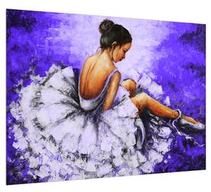 Ülő balerina képe (70x50 cm)