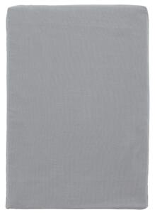 Södahl Szürke pamut lepedő Calm 90 x 200 cm
