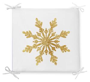 Single Snowflake karácsonyi pamutkeverék székpárna, 42 x 42 cm - Minimalist Cushion Covers