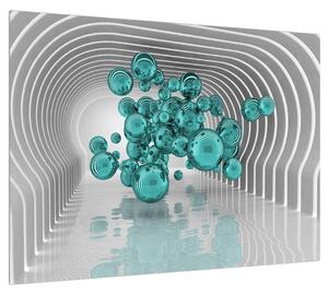 Absztrakt kép - buborékok (70x50 cm)