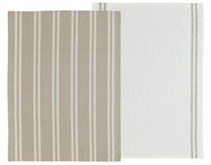 Södahl Két darab bézs színű, puha pamut törölköző 70 x 50 cm-es szett