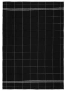 Södahl Minimal fekete pamut törülköző 50 x 70 cm