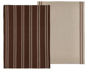 Södahl Két darab barna pamut törölköző Soft 70 x 50 cm-es szett