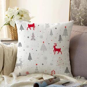 Nordic Christmas karácsonyi zsenília párnahuzat, 55 x 55 cm - Minimalist Cushion Covers
