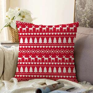 Merry Christmas karácsonyi zsenília párnahuzat, 55 x 55 cm - Minimalist Cushion Covers