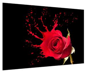 Rózsás kép (90x60 cm)