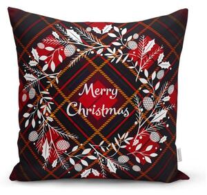 Tartan Christmas 4 db karácsonyi párnahuzat és asztali futó szett - Minimalist Cushion Covers
