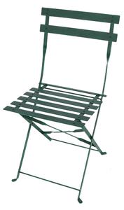 Francia stílusú összecsukható bisztró fém szék