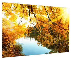 Őszi fa képe (90x60 cm)