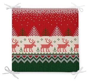 Merry Xmas karácsonyi pamutkeverék székpárna, 42 x 42 cm - Minimalist Cushion Covers