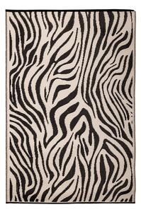 Zebra mintás kétoldalú kültéri szőnyeg, 242 x 150 cm