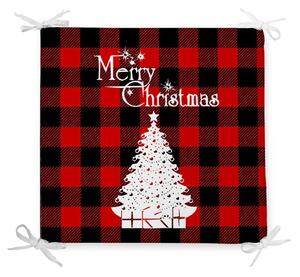 Xmas Tree karácsonyi pamutkeverék székpárna, 42 x 42 cm - Minimalist Cushion Covers