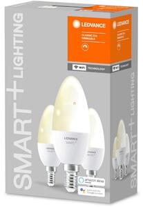 Ledvance Smart+ WIFI E14 LED gyertya 5W 470lm 2700K meleg fehér 3db/cs - 40W izzó helyett