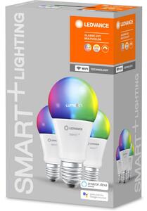 Ledvance Smart+ WIFI E27 LED 9W 806lm 2700-6500K RGBW 3db/cs - 60W izzó helyett