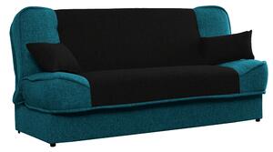 3 személyes kanapé Asora (türkiz + fekete). 1017357