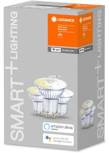 Ledvance Smart+ WIFI GU10 LED 5W 350lm 2700K meleg fehér 45° 3db/cs - 40W izzó helyett