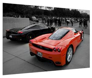 Gyors autók képe (90x60 cm)