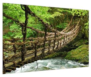 Gylogos híd a hegyi patak felett (90x60 cm)