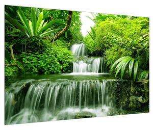 Indonéz vízesések képe (90x60 cm)