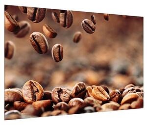 Kávés szemek képe (90x60 cm)