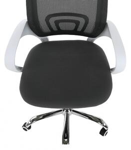 KONDELA Irodai szék, szürke/fehér, SANAZ TYP 2