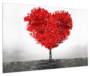 Szerelmes fa képe (90x60 cm)