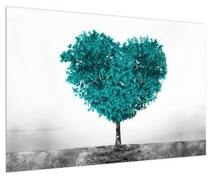 Szerelmes fa képe (90x60 cm)