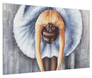 Előrehajlott balerína képe (90x60 cm)