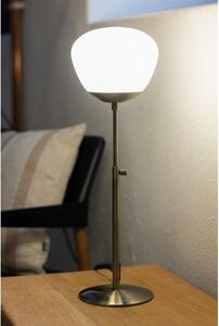 Fehér-bronzszínű asztali lámpa (magasság 60 cm) Rise – Markslöjd