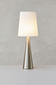 Fehér-ezüstszínű asztali lámpa (magasság 64 cm) Conus – Markslöjd