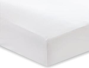 Classic fehér pamut-szatén lepedő, 135 x 190 cm - Bianca