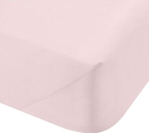 Blush rózsaszín pamut lepedő, 135 x 190 cm - Bianca